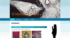Desktop Screenshot of elhombredepapel.com
